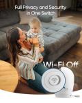 eufy Security Baby Monitor E20 with 2K HD Camera, 5'' 720p Display, Hybrid Wi-Fi & No Wi-Fi Connection, Pan-Tilt, 4X Zoom, Portable Camera with Built-in Battery, 24/7 Recording in App, ANR