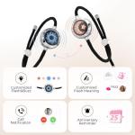 TOTWOO Long Distance Touch Bracelets for Couples, Vibration & Light up for Love Couples Bracelets | Long Distance Relationship Gifts for Girlfriend Bluetooth Pairing Jewelry