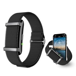 Smart Bracelet,Activity Trackers for Man&Women,Fitness Tracker Band, 24H Sleep Tracker,All-Day Continuous Heart Rate Blood Pressure Stress HRV Monitor,170+ Sport Mode with Free APP (Black)