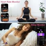 Smart Watch for Women Men(Answer/Make Calls), New 1.91" HD Smartwatch 2026, Fitness Tracker with 110+ Sport Modes, IP68 Waterproof, Heart Rate/Sleep/Step Monitor, Activity Tracker for Android iOS