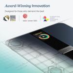 Etekcity FSA&HSA Eligible Smart Scale for Body Weight Fat, Digital Weighing Machine for Accurate BMI Muscle Mass Composition, Apple Health Compatible Fitness Equipment,TFT,‎Tempered Glass,Black