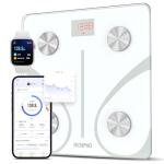 RENPHO Smart Scale for Body Weight, FSA&HSA Eligible, Digital Bathroom Scale BMI Weighing Bluetooth Body Fat Scale, Body Composition Monitor Health Analyzer with Smartphone App (White, 11"/280mm)