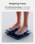 RENPHO Scale for Body Weight, Smart Scale with BMI, Body Fat, Muscle Mass, Bluetooth, 13 Metrics with Large Display, Support App Connection, Black, Elis 2X