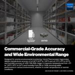 YoLink Smart Wireless Thermometer Hygrometer, 3-Pack, Wide Temp Range for Freezer, Fridge, Green House, Pet Cage, App Alerts, Emails, Text/SMS alerts, 5 Years Battery Life- Hub Included