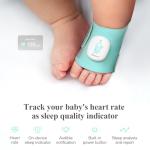 Sense-U Smart Sock Shoe Baby Monitor - Track Baby’s Heart Rate, Movement and Sleep, Infant Foot Monitor for Peace of Mind