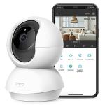 Tapo TP-Link 2K Pan Tilt Security Camera for Baby Monitor, Dog Camera w/Motion Detection, 2-Way Audio Siren, Night Vision, Cloud &SD Card Storage (Up to 256 GB), Works with Alexa & Google Home (C210)
