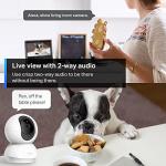 Tapo TP-Link 2K Pan Tilt Security Camera for Baby Monitor, Dog Camera w/Motion Detection, 2-Way Audio Siren, Night Vision, Cloud &SD Card Storage (Up to 256 GB), Works with Alexa & Google Home (C210)