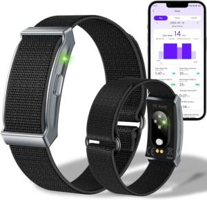Smart Bracelet for Men Women, Fitness Tracker with Free App, 24/7 Auto Heart Rate/SpO2 Monitor, Sleep Stress Tracking Smart Health Wristband, 120+ Sports Modes with Extended Armband, IP68 Waterproof