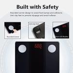NUTRI FIT Bathroom Scale Smart Digital Bluetooth Scales for Body Weight, Body Fat, BMI Body Composition Analyzer Weighing Scale with High Precision Measurements Sync APP Heavy Duty 330lbs