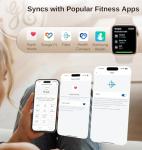 GE Smart Scale for Body Weight: Body Fat, BMI, Digital Bathroom Scale - 14 Body Composition Analyzer Health Monitor, Highly Accurate Bluetooth Weighing Scale with App 400 lb, 11 Inch