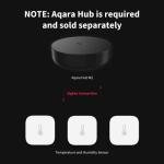 Aqara Zigbee Temperature and Humidity Sensor-3 Pack, Wireless Thermometer Hygrometer for Home Automation, Remote Monitoring, Aqara Hub Required, Compatible with Apple HomeKit, Alexa, Works with IFTTT