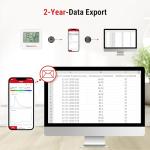 ThermoPro TP357 Digital Hygrometer Indoor Thermometer of 260FT, Bluetooth Thermometer Humidity Meter with Smart App, Room Thermometer Humidity Gauge with Temperature Humidity Sensor