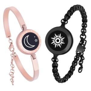 INOWL Long Distance Touch Bracelets Remote Intelligent Matching Couple Bracelets,Bracelets Jewelry new34