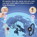 INOWL Long Distance Touch Bracelets Remote Intelligent Matching Couple Bracelets,Bracelets Jewelry new34