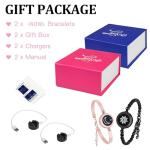 INOWL Long Distance Touch Bracelets Remote Intelligent Matching Couple Bracelets,Bracelets Jewelry new34