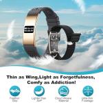 Irondance Smart Bracelet for Women Men,Wearable Activity & Fitness Tracker,All-Day Heart Rate/Stress/HRV/Step Monitor,24H Sleep Tracker,Multiple Sport Modes Smart Wristband with 2 Bands, Free APP