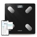NUTRI FIT Smart Scale for Body Weight Body Composition Monitor, Bathroom Digital Weighing Scale with BMI, Body Fat, Muscle Mass, Accurate Bluetooth Home User Health Equipment Sync Apps