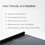 WITHINGS Body Scan - Connected WiFi Scale to Improve Your Health, BIA Personal Scale, Body Composition Analysis, Body Fat, Muscle Mass, Water Percentage