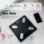 NUTRI FIT Smart Scale for Body Weight Body Composition Monitor, Bathroom Digital Weighing Scale with BMI, Body Fat, Muscle Mass, Accurate Bluetooth Home User Health Equipment Sync Apps