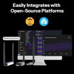 SONOFF AirGuard TH, Indoor Smart Zigbee Temperature and Humidity Sensor, 3.6'' LCD Display, App Monitoring with Charts, Notification Alerts, Data Export, Remote Data Display