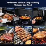 Smart Wireless Meat Thermometer Digital, 2 Probes, Advanced Bluetooth Food Thermometer for Cooking, IP67, Real-Time Monitoring & Smart Alerts with APP for BBQ, Grill, Oven, Smoker, Kitchen Gifts