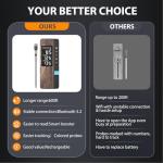 AI Smart Wireless Meat Thermometer, 10X Enhanced Signal and Stability, with High-Accuracy Sensors, Standalone Display Base, Instant Read LCD & App Control for Kitchen,BBQ,Oven,Grill,Air Fryer