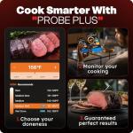 AYMDKI 2026 Upgraded Smart Wireless Meat Thermometer 6 Sensors Accuracy Digital Food Thermometer 0.5S Instant Read, IP67 Waterproof for BBQ, Grill, Smoker, Oven, Air Fryer