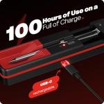 AYMDKI 2026 Upgraded Smart Wireless Meat Thermometer 6 Sensors Accuracy Digital Food Thermometer 0.5S Instant Read, IP67 Waterproof for BBQ, Grill, Smoker, Oven, Air Fryer