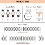 Nizonlaie 16mm Stainless Steel Watch Band Quick Release Premium Matte Brushed Solid Metal Watch Bracelet 14mm 16mm 18mm 20mm 22mm 24mm Universal Stainless Steel Smartwatch Replacement Band Men Women