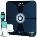 RiteScale Smart Weight Scale for Body Weight with Mobile App | Tri-Color Breathing Light | Digital Weight Scale for BMI, Body Composition, Muscle & More