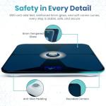 RiteScale Smart Weight Scale for Body Weight with Mobile App | Tri-Color Breathing Light | Digital Weight Scale for BMI, Body Composition, Muscle & More