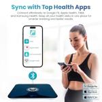 RiteScale Smart Weight Scale for Body Weight with Mobile App | Tri-Color Breathing Light | Digital Weight Scale for BMI, Body Composition, Muscle & More