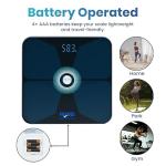 RiteScale Smart Weight Scale for Body Weight with Mobile App | Tri-Color Breathing Light | Digital Weight Scale for BMI, Body Composition, Muscle & More