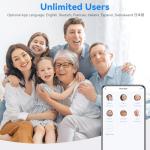 Vitafit Smart Scale for Body Weight, High Accuracy 0.1lb by Our Professional Factory Since 2001, Weight Scale App Sync 13 Body Composition with BMI, Body Fat and Muscle, 400lb, LED, Space Light