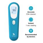 Kinsa QuickScan Smart Forehead Thermometer for Adults, Kids and Babies, No-Touch Digital Thermometer, App-Connected Family Health Tracking, Fast Accurate Fever Readings