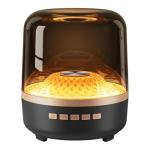 Bluetooth Speaker with HD Sound and Lights, Portable Wireless, Long-lasting battery life, TWS Pairing, for Home/Party/Outdoor/Travel/Beach, Stocking Stuffers, White Elephant Gifts for Adults (Black)