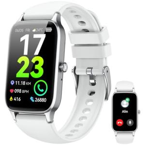 Smart Watch for Men Women(Answer/Make Call), 2025 HD Touch Fitness Activity Tracker 1.57” Smartwatch with Heart Rate/Sleep Monitor/Pedometer/113+ Sports, IP68 Waterproof Fitness Watch for Android iOS