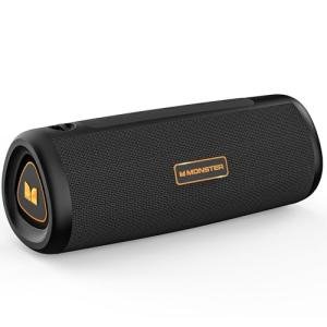 Monster S230 Bluetooth Speaker, Wireless Speaker with 30W Loud Stereo Sound, Wireless Stereo Pairing, 24H Playtime, Bluetooth 6.0 Supports TF Card, AUX for Outdoor