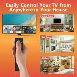 Replacement for Samsung TV Remote, for All 2019-2025 Samsung Remote Control for Smart TV with Voice Control. No Solarcell. 2-Year Warranty.