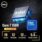 Dell Inspiron 7730 All in One Desktop Computer, 27" FHD Touchscreen, Inte Core 7 150U(>i7-14700, 5.40 GHz), GeForce MX570A Graphics, WiFi 6E, Keyboard&Mouse, Windows 11 Pro, White(64GB RAM | 2TB SSD)