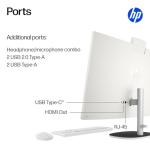 HP 27" All-in-One Touchscreen Desktop Computer, AMD Ryzen AI 7 350, 64GB DDR5-5600 MHz, 4TB SSD, FHD IPS 250Nits Display, Windows 11 Pro, Copilot AI, Private Cam, BT 5.4, KB & Mouse, Accessories