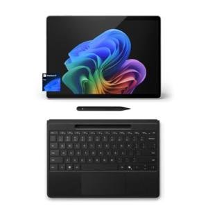 Microsoft Surface Pro 11 Bundle, 2-in-1 Tablet with Flex Keyboard and Slim Pen, Copilot+ PC, 13" Touchscreen OLED Display, Snapdragon X Elite (12 Core), 32GB RAM, 2TB SSD, Windows 11 Pro, Platinum