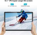 SGIN 10.1" WIFI Tablet Android 12 IPS HD 8GB+128GB Quad-Core Netflix Dual Camera