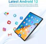 SGIN 10.1" WIFI Tablet Android 12 IPS HD 8GB+128GB Quad-Core Netflix Dual Camera