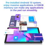 10.1Inch Android Tablet 10 Tablet 128Gb Wifi Tablet Dual Camera 4G LTE Tablet