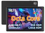 10.1" SGIN 4G LTE Tablet 8GB/128GB Android 12 Octa-Core FHD IPS GPS 6000mAh