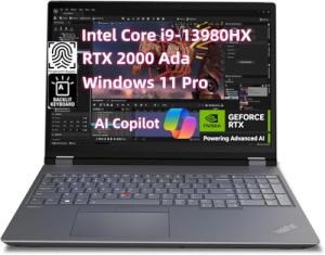 NewLenovo ThinkPad P16 Gen 2 Mobile Workstation (16" FHD+ IPS, Anti-Glare, Intel i9-13980HX 24Core, 128GB RAM 8TB SSD, Geforce RTX 2000 Ada) Laptop for Engineer, Designer, Architect, Windows 11 Pro