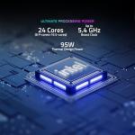 GIGABYTE AORUS Master 18 Gaming Laptop -240Hz 2560x1600 Mini-LED - Manufactured by NVIDIA GeForce RTX 5090 - Intel Core Ultra 9 275HX - 2TB SSD with 64GB DDR5 RAM - Windows 11 Home AD (BZHC6USD45SH)