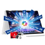 HP OmniBook 7 Flip 16 2-in-1 Copilot+ Laptop - Intel Ultra 7 258V(47 NPU Tops) - 16" 3K OLED Touchscreen - Wi-Fi7, 5MP IR Camera, Backlit KB, w/Accessory - Win 11 Pro (32GB DDR5 | 2TB SSD)