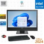 WINDOWS 11 Dell AIO 24" TOUCH Computer Core i7 8GB RAM 500GB SSD Office 2024
